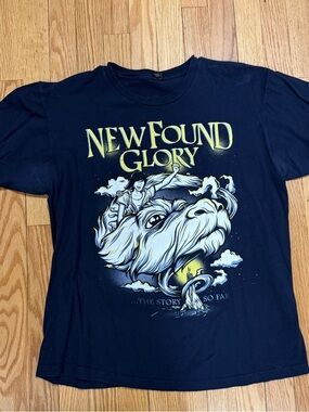 New Found Glory Never Ending Story Navy Tshirt